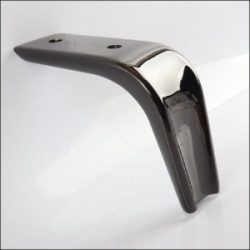 (F107)RL자 굴곡 블랙크롬 높이:120mm